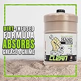 Grip Clean Hand Cleaner for Mechanics, Heavy-Duty Liquid Soap with Natural Pumice Soap & Clay for Grease & Filth – Flat Top Gallon Jug Refill, Coconut Oil Moisturizes (2pk)