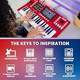 AKAI Professional MPC Key 37 Standalone Production Workstation, Drum Machine, MIDI Keyboard, Synthesizer with WiFi, Bluetooth, Touchscreen, Plug-ins