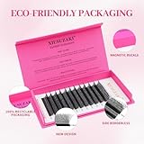 Lash Extensions 6D Eyelash Extensions W Lashes 0.07mm Thickness D Curl Lashes Mix 8-15mm Soft Lash Trays Volume Lash Extension Natural Matte black False Eyelashes Professional Use(W-6D-0.07-D,8-15mm)