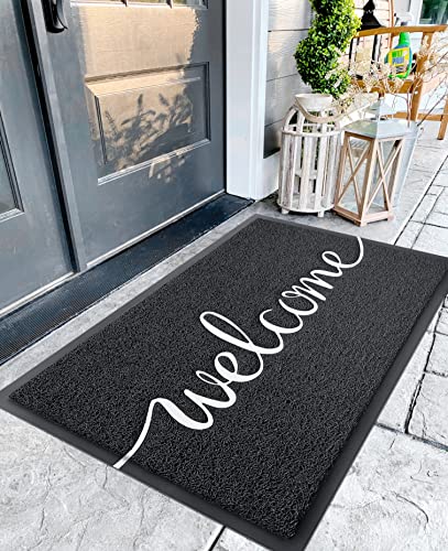 EARTHALL Funny Welcome Mats Outdoor/Indoor, Front Door Mat Outdoor Entrance, Indoor Outdoor Mats for Home Entrance, Funny Doormat Outdoor/Indoor Entrance, Front Porch Decor for Farmhouse 48"x32"