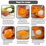 Egg Shaper, 6 Pieces/set Cute Egg Molds, Pp Plastic Boiled Egg Former DIY Boiled Egg Forming Tool Kitchen Lunch Box Accessories for Making Eggs and Sushi