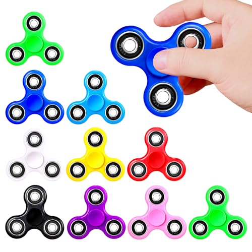 SCIONE Fidget Spinners, 25 Pack Birthday Party Gifts for Adults Kids, Treasure Box Toys for Classroom Prizes, Party Favors for Kids, Stress Anxiety ADHD Relief Fidgets Toy, Finger Hand Spinner