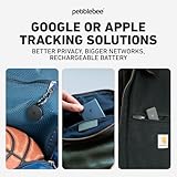 Pebblebee Universal Rechargeable Item Trackers (Clip, Card, & Tag) | 8-18 Month Battery Life | Compatible with iOS & Android Find My Apps | LED & Sound Alerts, Compact, Slim, & Versatile Tracking