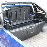 KEHOSX Truck Bed ABS Tool Box Compatible for Toyota Tunra/Tacoma,Chevy Colorado/Silverado,GMC S-10/Sonoma/Sierra,Ford Ranger/F-150/F-250/F-350,Dodge Ram,Jeep Gladiator,Large Storage Space