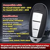 Aichiyu FCC ID: TS008 Remote Key Fob Replacement for Suzuki Kizashi Swift 2010 2011 2012 2013 2014 2015 2016 Keyless Entry Remote Control Car Key P/N: 37172-57L10