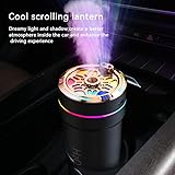 Sunny Smiles Humidifiers for room car,With Cool Mist USB Powered Car Auto Start/Stop,Quiet Air Humidifiers,Starry Sky Projector adds romance, timed shut-off,Portable,Continuous Intermittent Mist