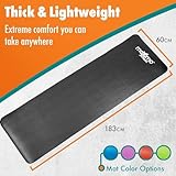 Maximo Fitness Yoga Mat - Multipurpose 72" x 24" x 0.5"(Standard) Exercise Mat for Men, Women and Kids, Ideal Non Slip Workout Mats for Yoga, Pilates, Gym Exercise with Carrying Strap