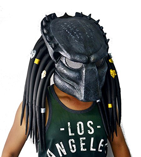 Hotmodeltoy 1:1 Predator Replica Mask Latex Helmet Cosplay Costume (Wolf Predator)