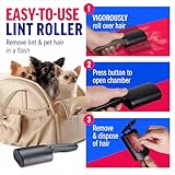 ChomChom Roller Mini for Pet Hair - Mini ChomChom Lint Roller Pet Hair Removal Tool for Clothes, Couches and Cars - Dog Hair Remover and Lint Remover for Clothes - Reusable Lint Roller for Cat Hair