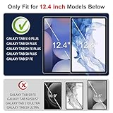 SPARIN Screen Protector for Galaxy Tab S10 Plus/S9 Plus/S9 FE Plus/S7 FE 5G/S8 Plus 12.4'', 2 Pack Tempered Glass for Samsung Galaxy Tablet S10+/S9 Plus/S7 FE