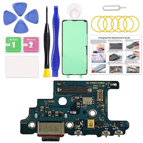 for Galaxy S20 Plus USB Charging Board Port Replacement US Version, Type C Dock Board Connector for Samsung Galaxy S20 Plus SM-G986U/U1/W with Tools & Instruction