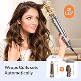 5 in 1 Hair Styler, Hair Dryer Brush, Auto Air Wrap Curlers Frizz-Free Fast Drying, Curling, Straightening Volumizing, 110000 RPM Blow Dryer with 300 Million Ions, Multi Styler, Gift Idea