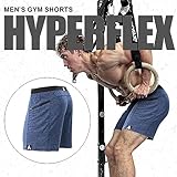 Anthem Athletics Hyperflex 7 Inch Men's Workout Shorts - Zipper Pocket Short for Running, Athletic & Gym Training - Iron Navy G2 - Medium