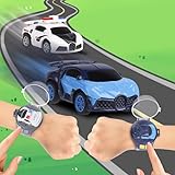 SitertCF Watch Remote Control Car Toy for Kids,New Mini 2.4 Ghz Racing Game Wrist Cars Toy with LED Light,Watches Remote Control Car for Boys and Girls Birthday Gifts,USB Charging,Pink