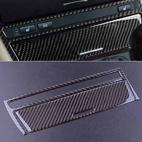 JzyhNzd for BMW E46 4 Door 1998-2002 2003 2004 2005 2006 Carbon Fiber Car Center Console Dash Ashtray Storage Sticker Trim