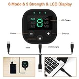 Abs Stimulator, Ab Stimulator EMS Abdominal Muscle Stimulator,Muscle Trainer,USB Rechargeable Gear for Abdomen/Arm/Leg,Ab Stimulator Equipment for Men Women,8 pcs Free Gel Pads