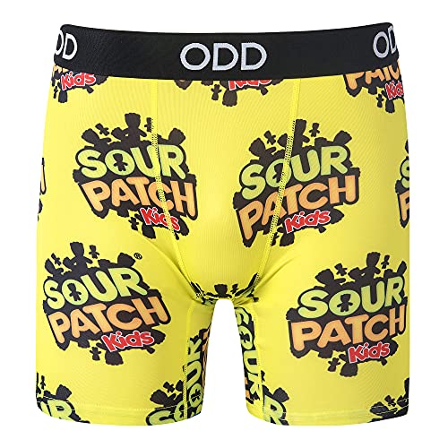 Odd Sox Men's Novelty Underwear Boxer Briefs, Sour Patch Kids, Funny Graphic Prints - Medium