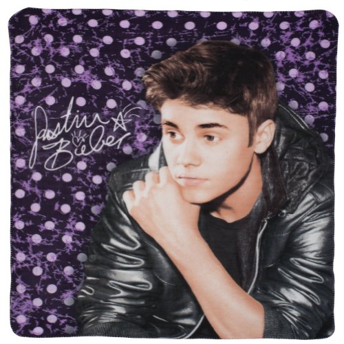 DreamHome Justin Bieber Classic Purple 50x60 Fleece Throw Blanket