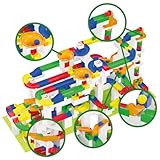 Hubelino Mega Building Box - Deluxe 585 Piece Marble Run Playset (Made in Germany)