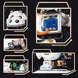 Vinbosion Space Panda Building Blocks Set, Collection Model Set for Adults and Children,Creative Building Bricks Construction Toy Gifts