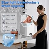 BESNOVA Portable Mini Washing Machine 12L Compact Washer for Clothes, Underwear, and Socks One-Touch Operation with Digital Timer for Apartments, Dorms, Hotels, and Travel Use