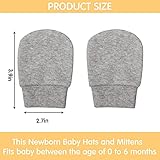 18 Pairs Newborn Baby Mittens Infant Toddler Gloves No Scratch Mittens Gloves for 0-6 Months Baby Boys Girls