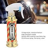 Dioche Barber Water Spray Bottle, Hairdressing Spray Bottle Salon Barber Shop Hair Styling Water Spray Kettle 150ml(gold)