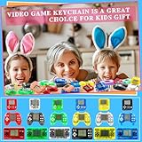 30 Pcs Mini Video Game Keychain Video Game Party Favors Small Video Game Keychains Bulk for Video Game Party Favors Gift Bag Filler