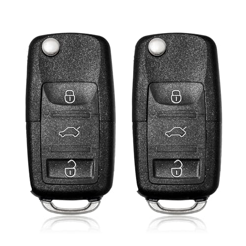 2 Keylessbest Replacement for 2002 2003 2004 2005 2006 Volkswagen Beetle Golf Jetta Passat Key Fob Remote Control 1J0-959-753-DC 4 Buttons 315MHz