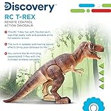 Discovery Kids Remote Control RC T Rex Dinosaur Electronic Toy Action Figure Moving & Walking Robot w/Roaring Sounds & Chomping Mouth, Realistic Plastic Model, Boys & Girls 6 Years Old+