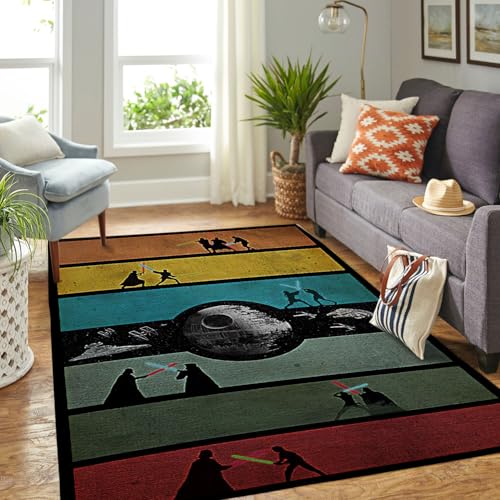 Ultimate Star-Wars Selection: Star-Wars Area Rugs for Bedroom, Kids' Rooms, Nurseries, Living Rooms | Washable 8x10 Area Rug (5x7ft)