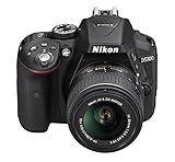 Nikon D5300 24.2 MP CMOS Digital SLR Camera with 18-55mm f/3.5-5.6G ED VR Auto Focus-S DX NIKKOR Zoom Lens (Black)