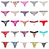 Dircho Women Underwear Variety of Panties Thong G-string T-back Tanga Pack of 10&20 (20 Pcs, Small)