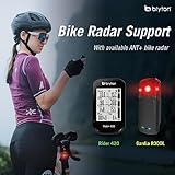 Bryton Rider 420 Sensor Bundle 2.3 Inch LCD Wireless GPS Bike/Cycling Computer. Compatible with Bike Radar, 35hrs Long Battery Life, Navigation with Turn-by Turn Follow Track. Bluetooth ANT Waterproof