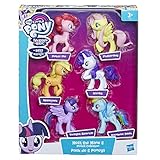 My Little Pony Friendship is Magic Toy Meet The Mane 6 Collection Set - 6 Pony Figures Including Twilight Sparkle, Kids Ages 3 and Up (Amazon Exclusive)