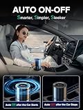 Ceeniu Smart Car Air Freshener, New Car Smell, Larger 135ml Capacity, Long-Lasting 6-Month Fragrance, Auto On/Off, Quiet Operation, Stylish Ambient Light, Premium Scent for Men, CF3 Pro Diffuser