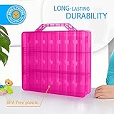 Bins & Things Toys Organizer Storage Case with 48 Compartments Compatible with LOL Surprise Dolls, Organiser for Toys, LPS Figures, Shopkins and Calico Critters for Kids