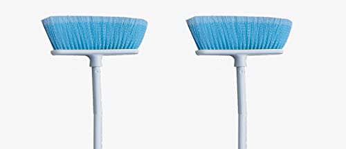 Soft Sweep Broom The Original Soft Sweep Magnetic Action Broom - 2 Blue Brooms