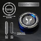 Tybasthe Push Start Button Cover, Venom Car Engine Start Stop Button Cover Protector, Cool Car Accessories Interior Decor Sticker Decals Motorcycle Key Ignition Switch Cover, Black