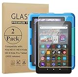 Ytuomzi 2 Pack Screen Protector for 8” Kids/Pro Tablet (2024/2022), Premium Tempered Glass Screen Film for 8-inch Tablet, Ultra Clear, Anti-Scratches, Case Friendly