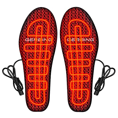 Gerbing 12V Hybrid Heated Insoles with Microwire Technology, Interconnected Heating System, Foot Warmer Insoles L