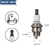 4PK TORCH L8RTC Spark Plug Replace for NGK BPMR8Y BPM8Y Spark Plug, for Champion RCJ6Y Spark Plug, for Kawasaki 920702115 Spark Plug, OEM