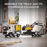 LEGO Technic Volvo FMX Truck & EC230 Electric Excavator Building Toy, Volvo Truck Toy with 2 Model Vehicles, Great Gift for Boys and Girls Ages 10 and Up Who Love Heavy Duty Construction Models, 42175