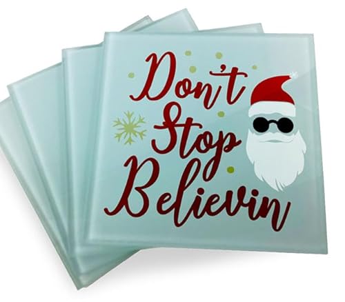 POVOKICI 120pcs Sublimation Blanks Personalised Photo Glass Coaster 3.9" x 3.9" Square for Heat Press Transfer Printing