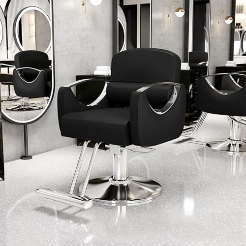 Silla de peluquería con Bomba hidráulica y rotación de 360 grados, equipo de belleza para spa.