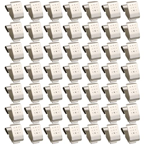 ZCZQC 50pcs 1 Cell Spring Steel Nickel Plating Leaf Spring Battery Contact