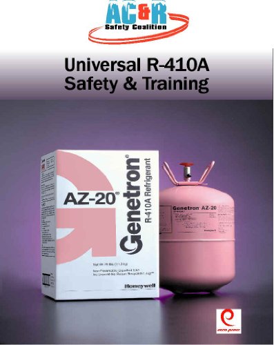 The HVAC/R Professional's Field Guide to Universal R-410a Safety & Training: Delta-T Solutions (This is a safety and training guide, the cylinder is NOT included)