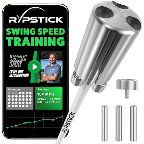 Rypstick | Golf Swing Trainer Device for Increased Distance - Golf Speed Trainer and Warmup Aid