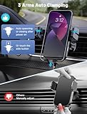 Wireless Car Charger, MOKPR Auto-Clamping Car Mount 15W/10W/7.5W Fast Charging Air Vent Car Phone Mount Compatible with iPhone 15/14/13/13 Pro/12 Pro Max/12 pro/12/11/10 Series, Samsung Galaxy Series