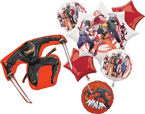 Anagram Naruto Ninja Birthday Party Supplies Balloon Bouquet Decorations, BQ_4200